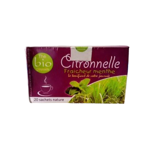 Thé citronnelle à la menthe
