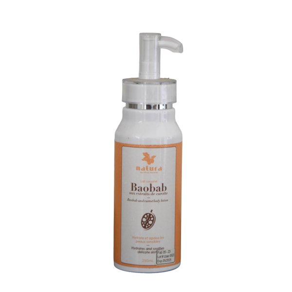 Natura Lait de baobab au extraits de Carotte